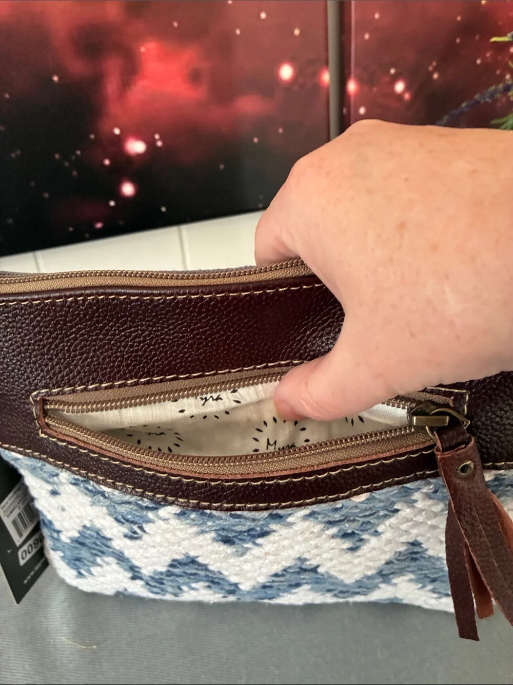 Myra Bag Woven Wristlet